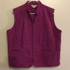 Allison Daley Ladies Zip-up Quilted Vest 14P Cute
